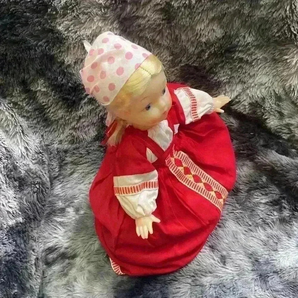 Russian Tea  Cozy with Vinyl Doll Head - Picture 10 of 15